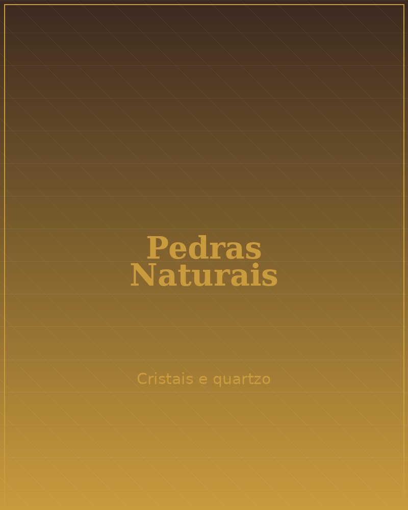 Cristais e quartzo natural