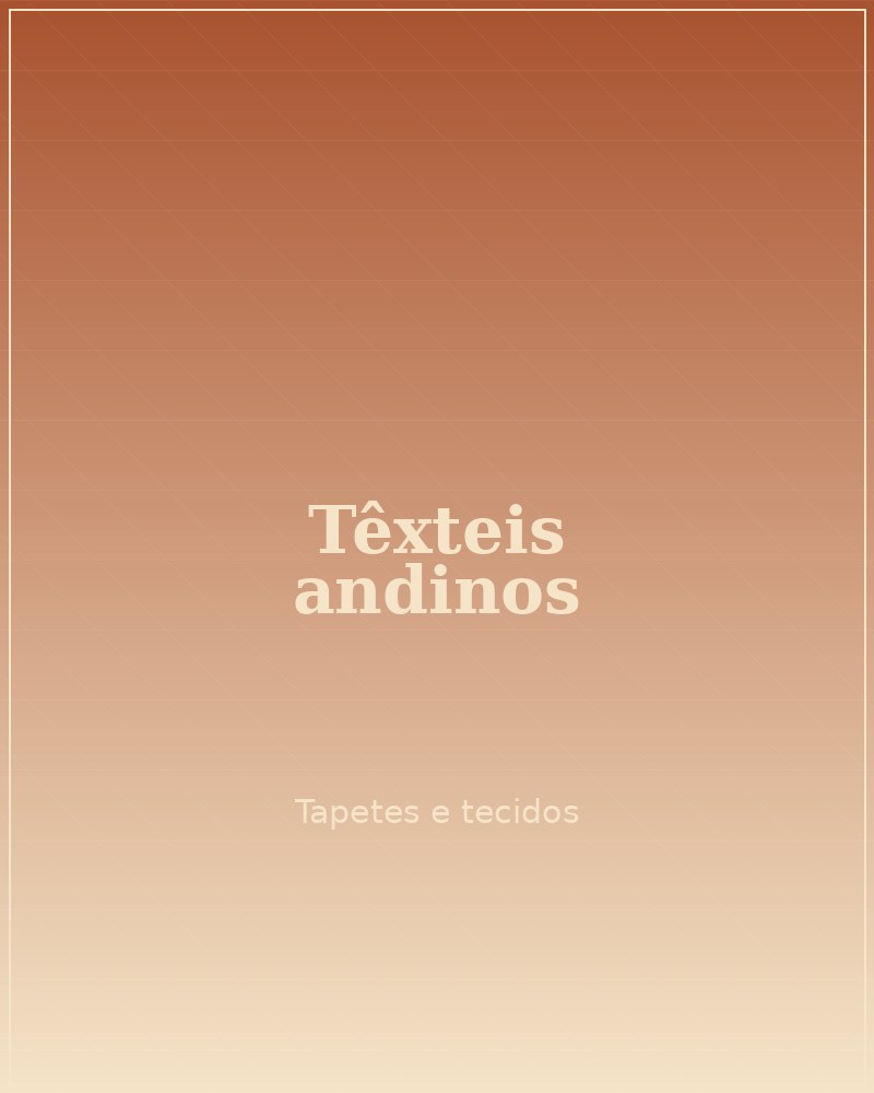 Tapetes e tecidos andinos