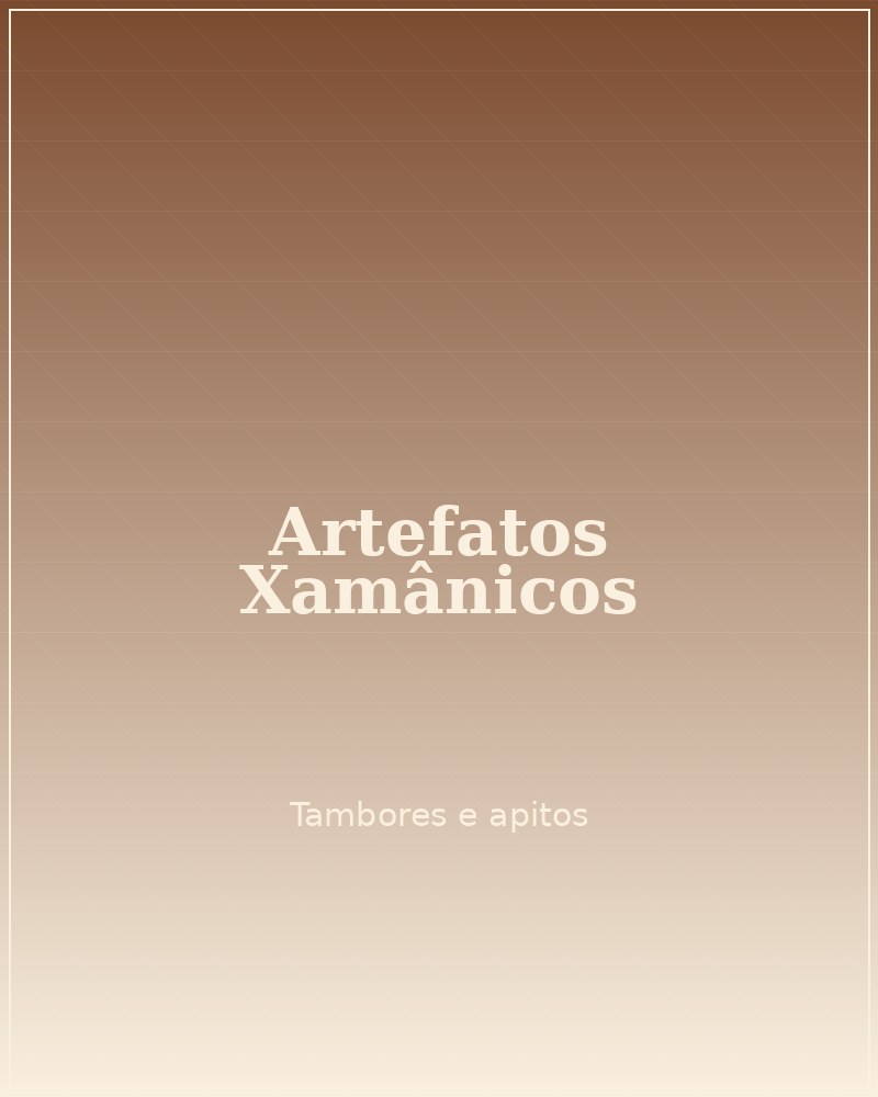 Tambores e apitos xamânicos